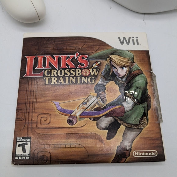 Zelda Link's Crossbow Training Wii Zapper Bundle (Nintendo Wii, 2007) Tested - Picture 2 of 16